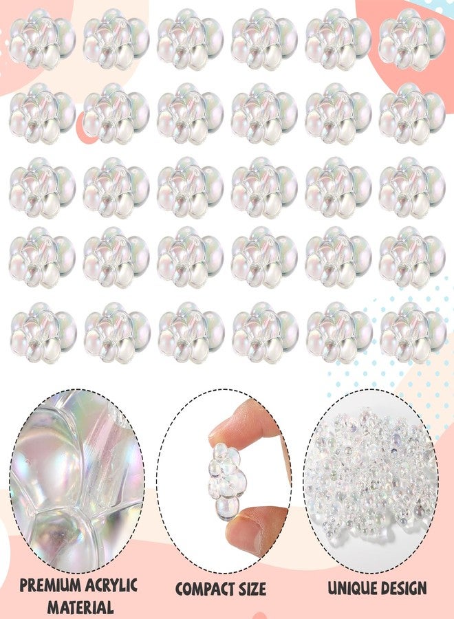 Sinbana 30pcs Mini Bubble Clusters, Tiny Fake Bubbles Miniature Dollhouse Accessories Bubble Decor for Dollhouse Bath Tub Jewelry - Image 4